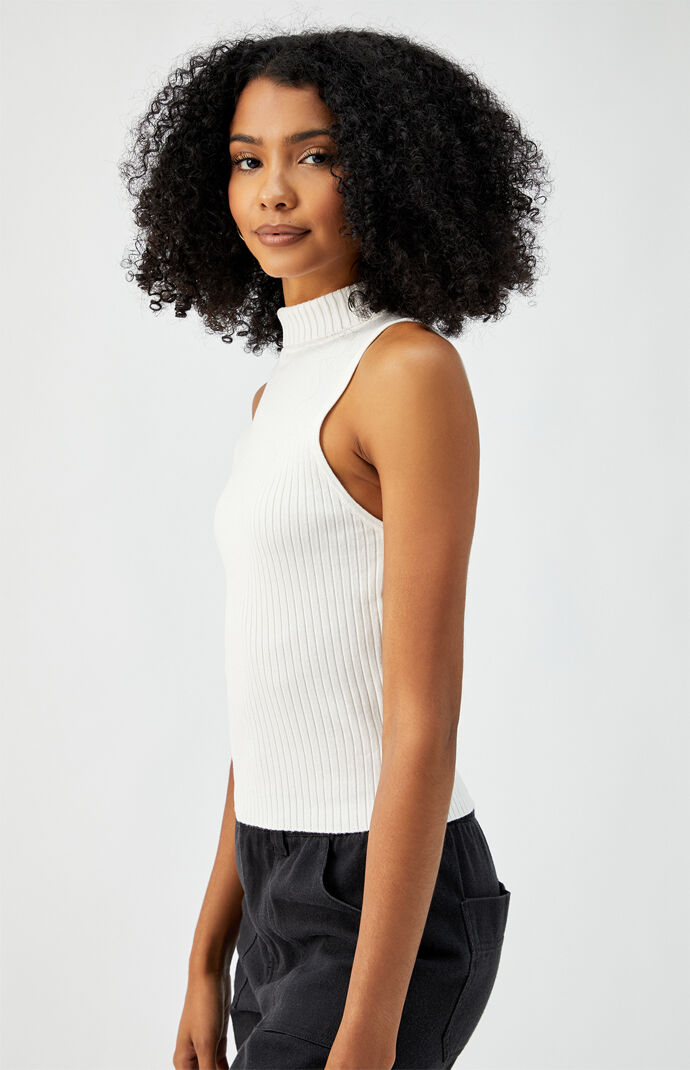 Turtleneck Knit Top