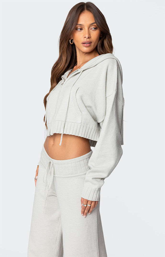 Edikted Russell Knit Hooded Cardigan | PacSun Edikted Russell Knit Hooded Cardigan | PacSun