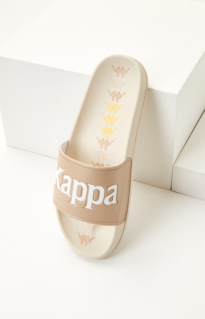 White and clearance gold kappa slides