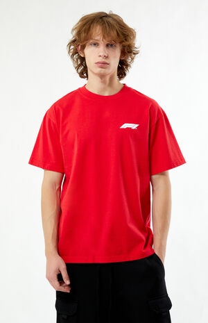 x Wildside Yohji Yamamoto x PacSun Red Motion T-Shirt image number 1