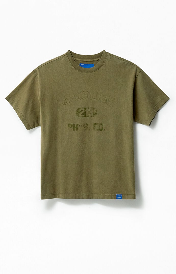 A.R.C. Green Larchmont Vintage Wash Heavyweight T-Shirt