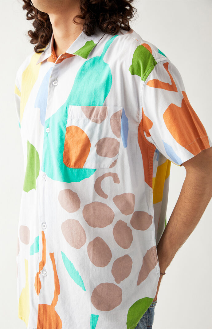 Fruit Stand Woven Camp Shirt