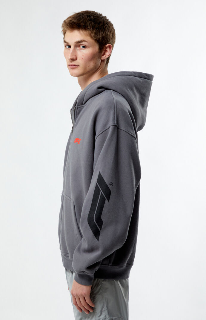 Formula 1 x PacSun Advanced Full Zip Hoodie BLACK XLG Formula 1 x PacSun Advanced Full Zip Hoodie BLACK XLG