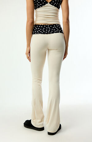 Lounge Polka Dot Waist Relaxed Pants image number 4