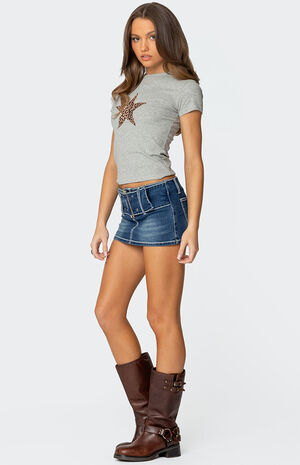 Payson Wide Belted Mini Skort image number 3
