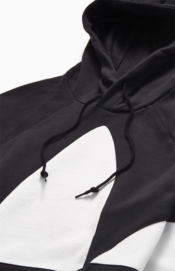 Black Big Trefoil Hoodie