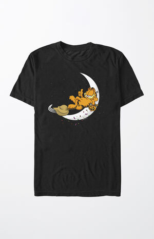 Garfield Moon Broom T-Shirt Garfield Moon Broom T-Shirt image number null