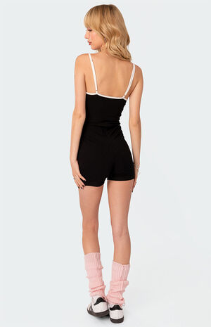 Basics Contrast Romper image number 5