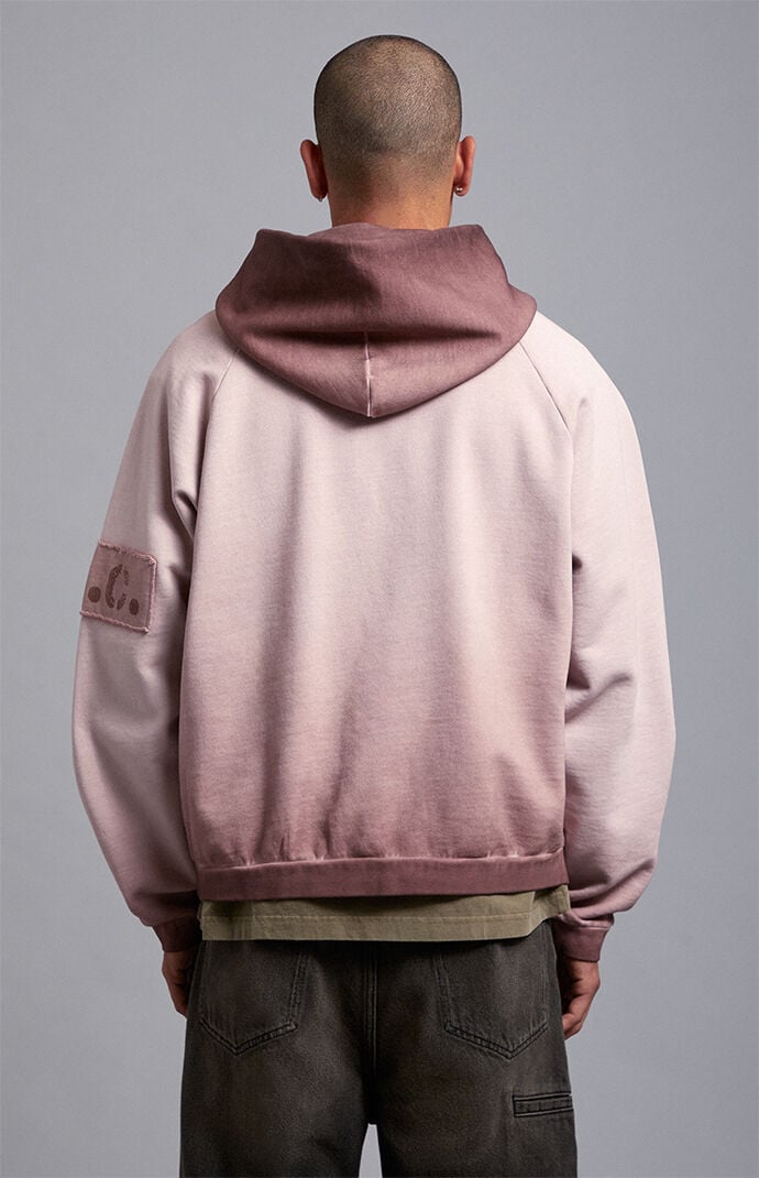 A.R.C. Taupe Rose Vintage Wash Heavyweight Oversized Fleece Hoodie