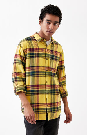 PacSun Mute Plaid Flannel Shirt | PacSun