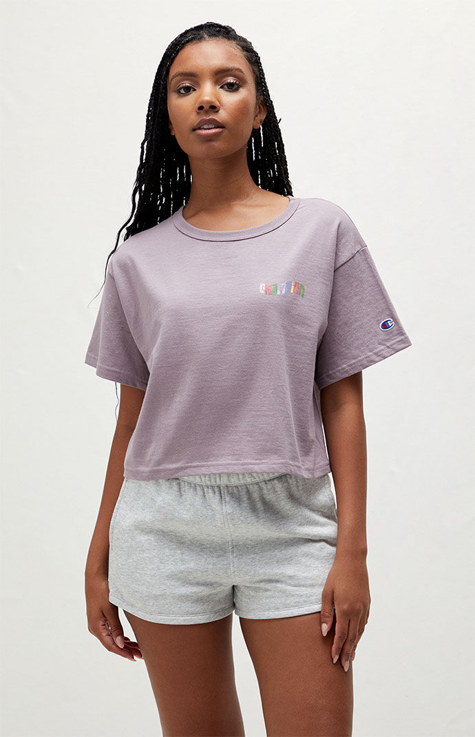 Cropped champion top t shirt