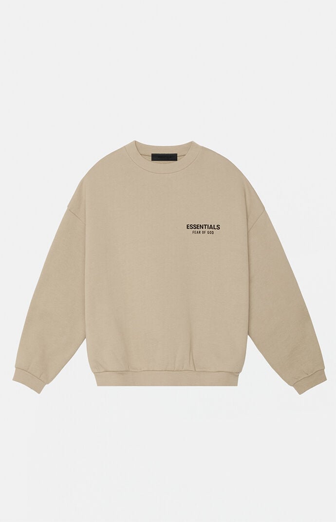 Fear of God Desert Sand Fleece Crew Neck Sweatshirt Fear of God Desert Sand Fleece Crew Neck Sweatshirt
