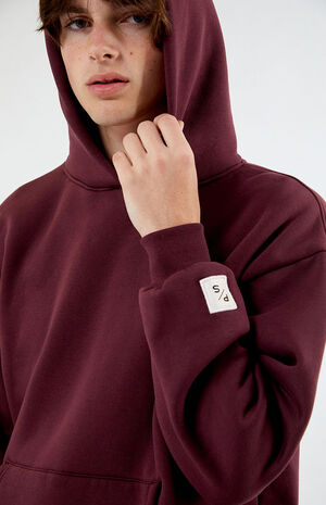 Wine Solid Hoodie image number 1