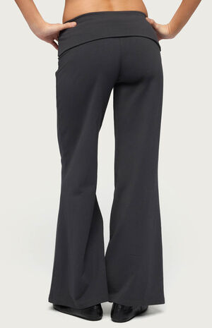 Petite Wide Leg Fold Over Pants image number 3