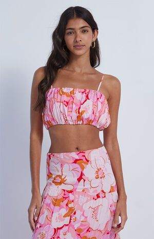 Josie Ruched Crop Trop image number 1