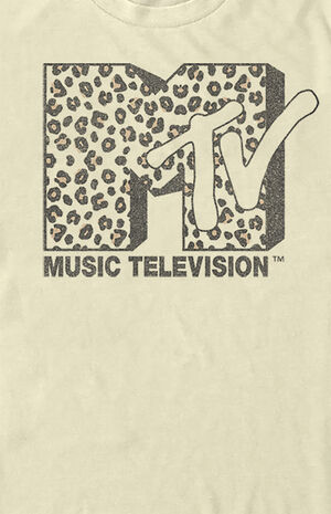 MTV Leopard Logo T-Shirt image number 2