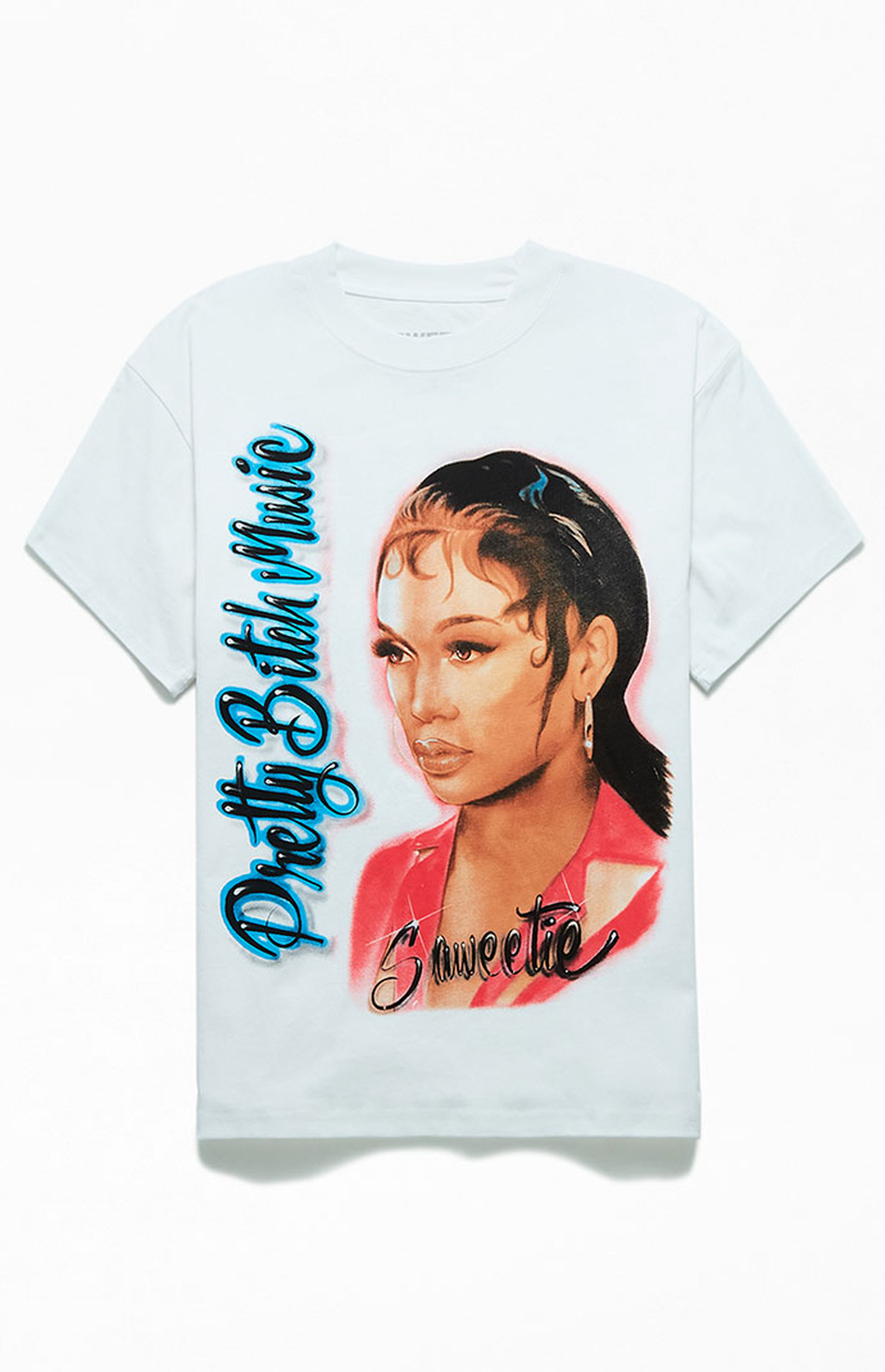Saweetie Airbrush TShirt PacSun