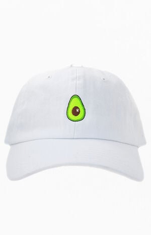 White Avocado Dad Hat