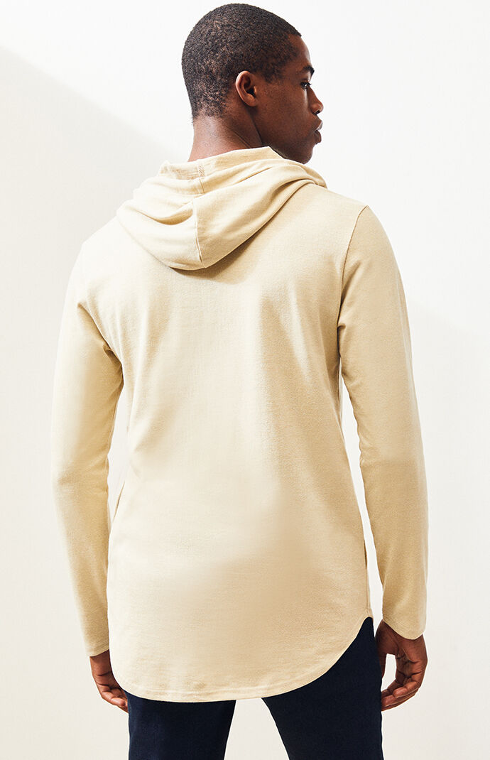 Leroy Hooded Long Sleeve Scallop T-Shirt