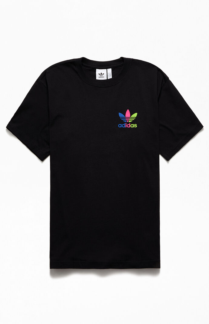 Tricolor Trefoil Short Sleeve T-Shirt