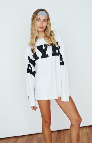 By PacSun Long Sleeve Oversized T-Shirt image number 2