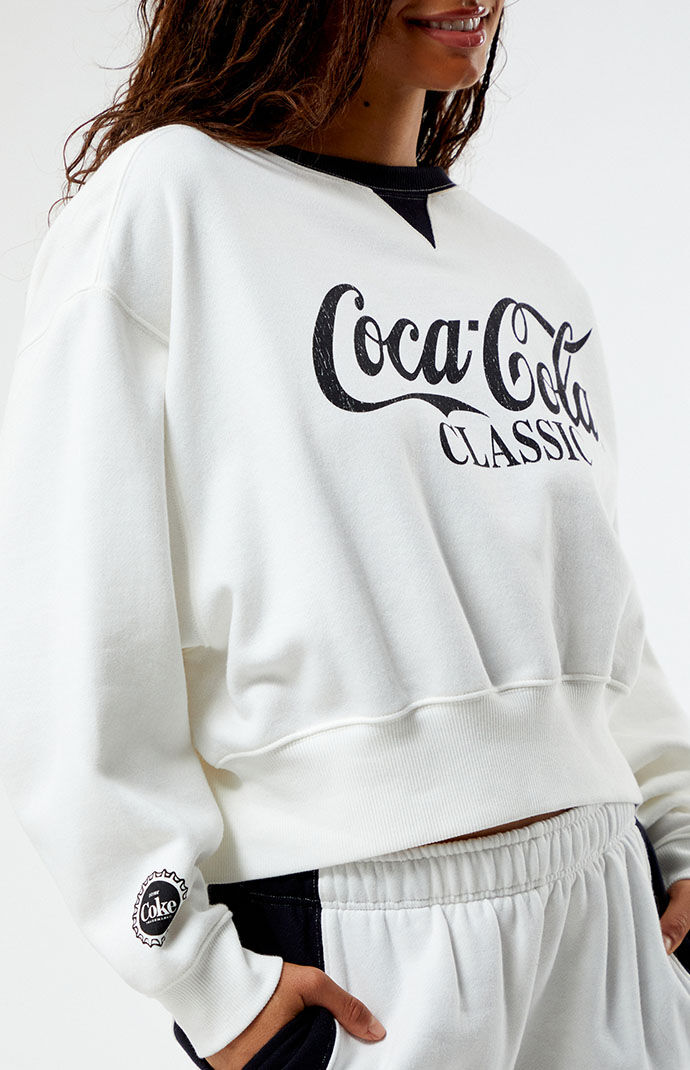 White coca cola sweatshirt 2025