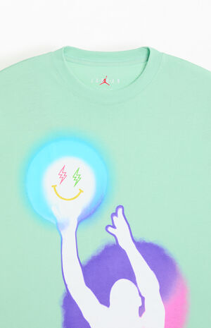 Green J Balvin Hoops T-Shirt image number 2