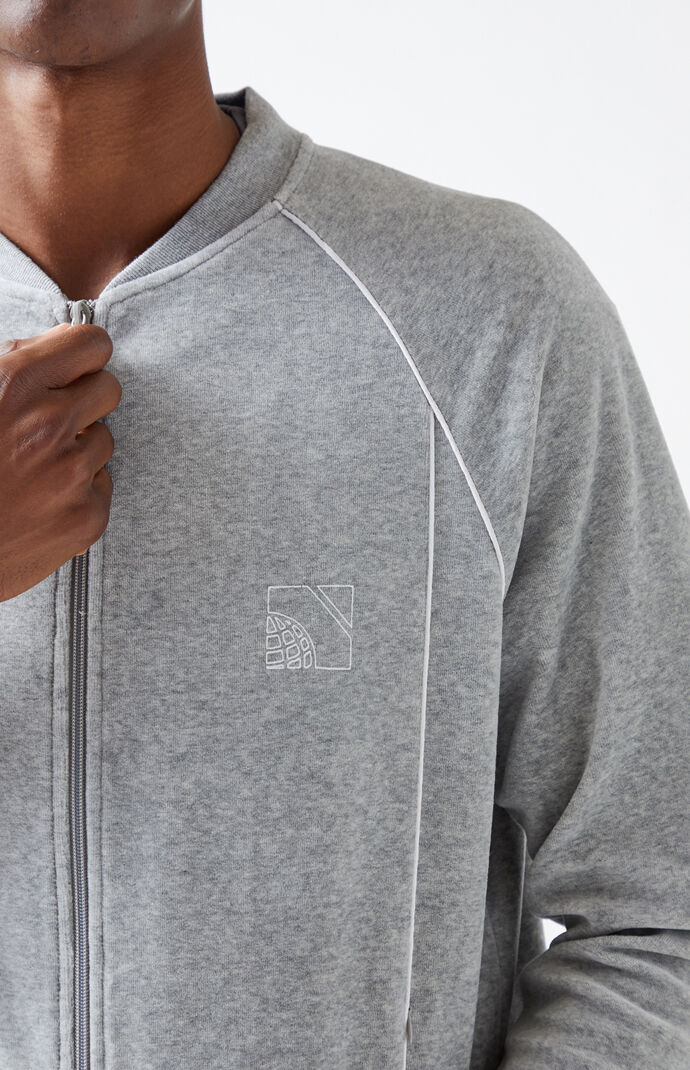 Velour Track Jacket