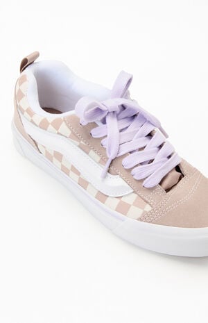 Gray Checkerboard Knu Skool Sneakers image number 6