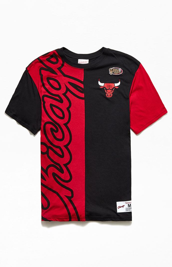 Chicago bulls sales split t shirt