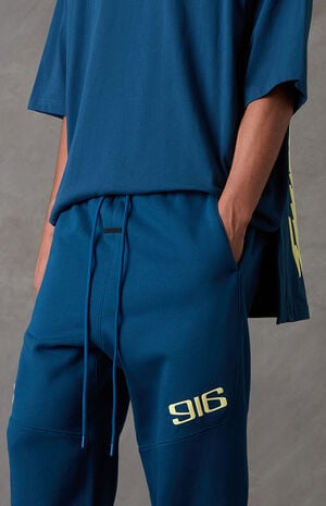 Blue Classic Moto Jogger Sweatpants image number 2