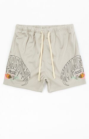 Rose In Claws Mesh Basketball Shorts