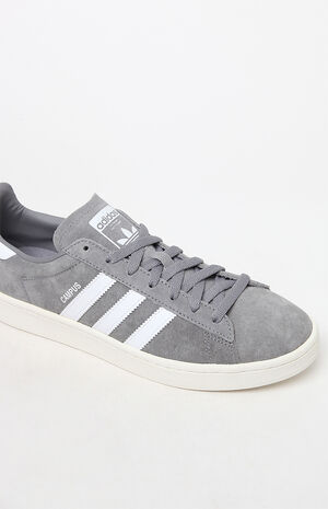 Gray & White Campus Shoes image number 5