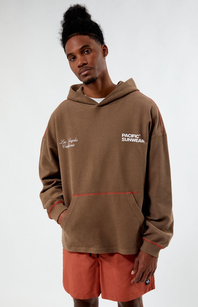 PacSun Brown Pacific Sunwear Alley Hoodie PacSun