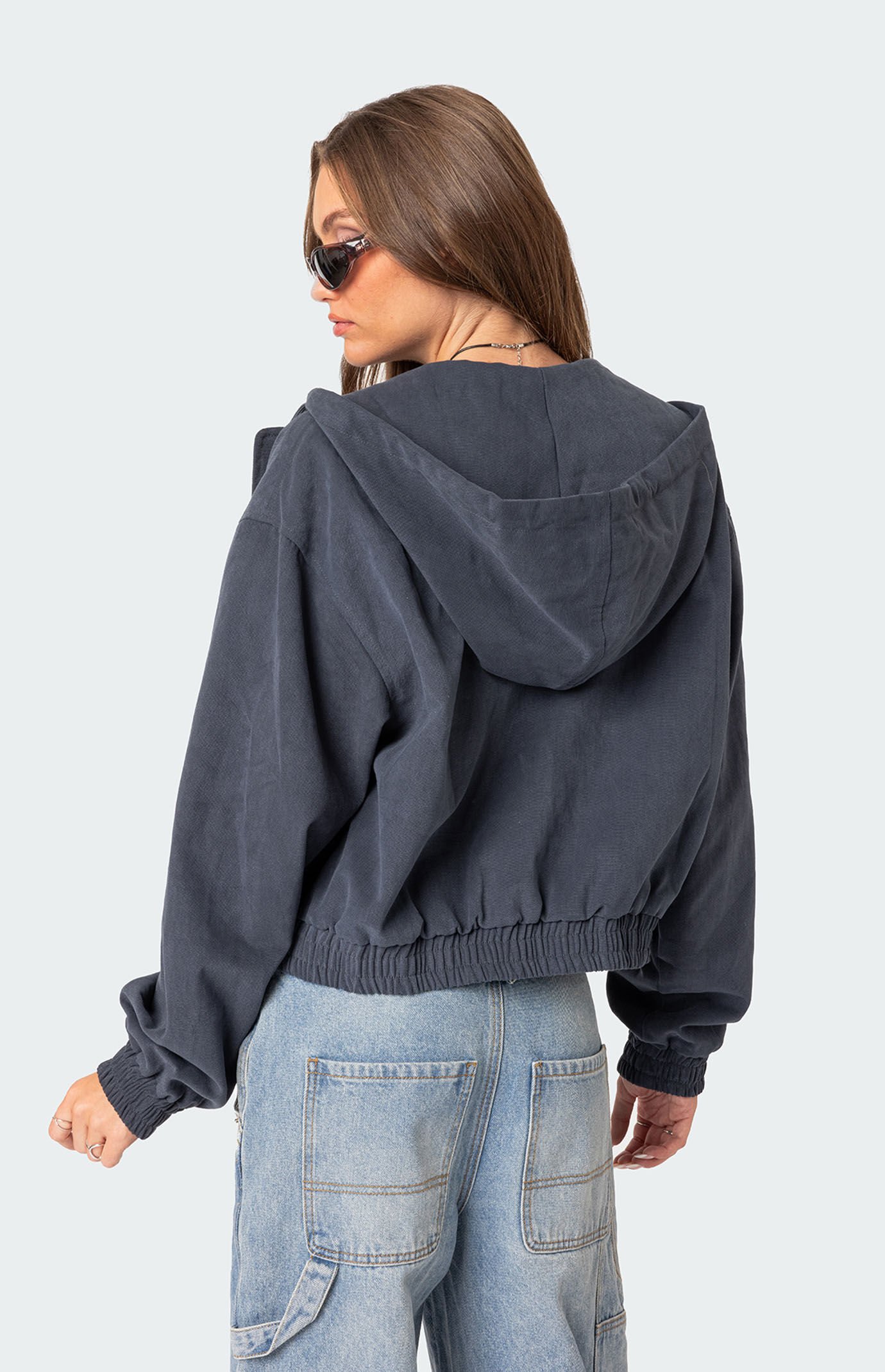 Edikted Milly Oversized Cropped Jacket PacSun