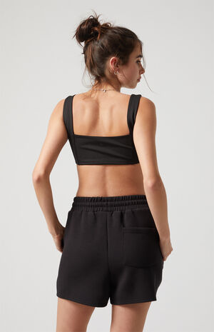 Active Black Sweat Shorts image number 5