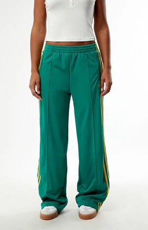 Green Firebird Loose Track Pants image number 3