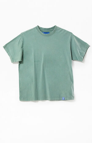 Seafoam Vintage Wash Heavyweight Oversized T-Shirt image number 1