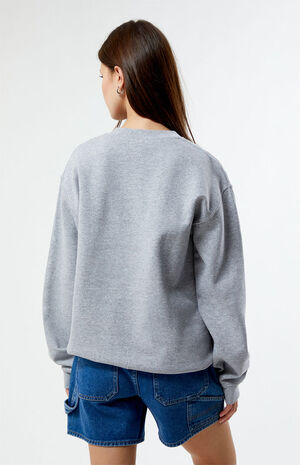 Distressed Crew Neck Sweatshirt image number 4