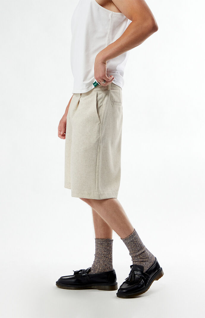 FIELD OF STUDY by Pacsun Linen Baggy Shorts | PacSun