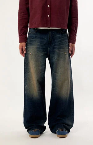 Blake Extreme Baggy Ripped Dark Indigo image number 1