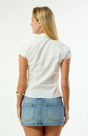 Sabrina Button Up Polo Shirt image number 4