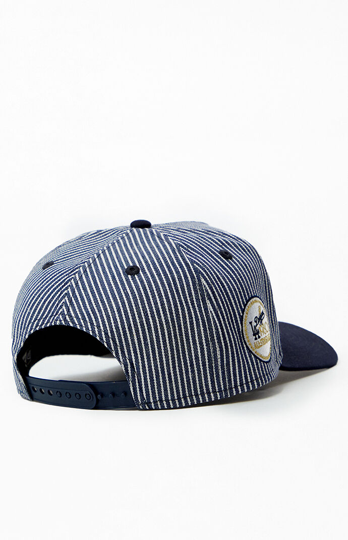 New Era x PS Reserve LA Dodgers Striped Denim 9FORTY Hat