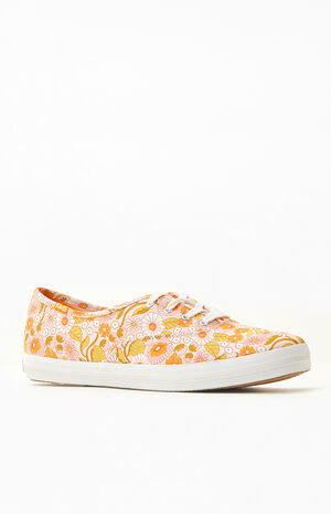 Women's Eco Champion Floral Sneakers image number 1