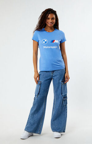 Blue BMW Motorsport T-Shirt image number 3