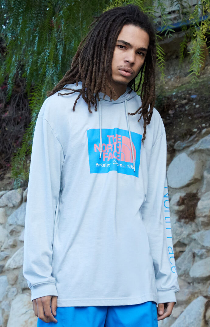 north face hooded shirt