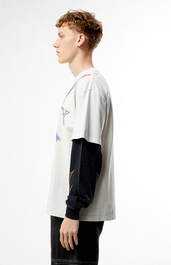 Enemy NYC Divine Signal 2fer Long Sleeve T-Shirt