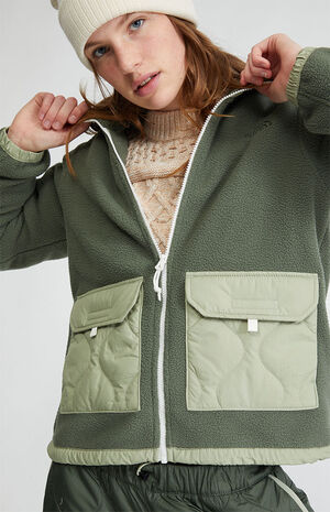 Eco Olive Royal Arch Full Zip Jacket image number 2