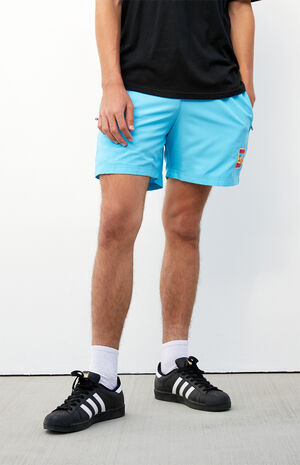 Que Si Intestinos adidas Light Blue Adiplore Shorts | PacSun