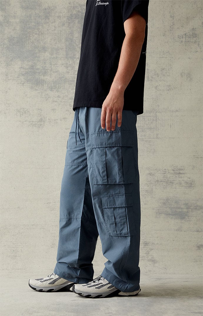Pacsun backflip 2025 blue cargo pants